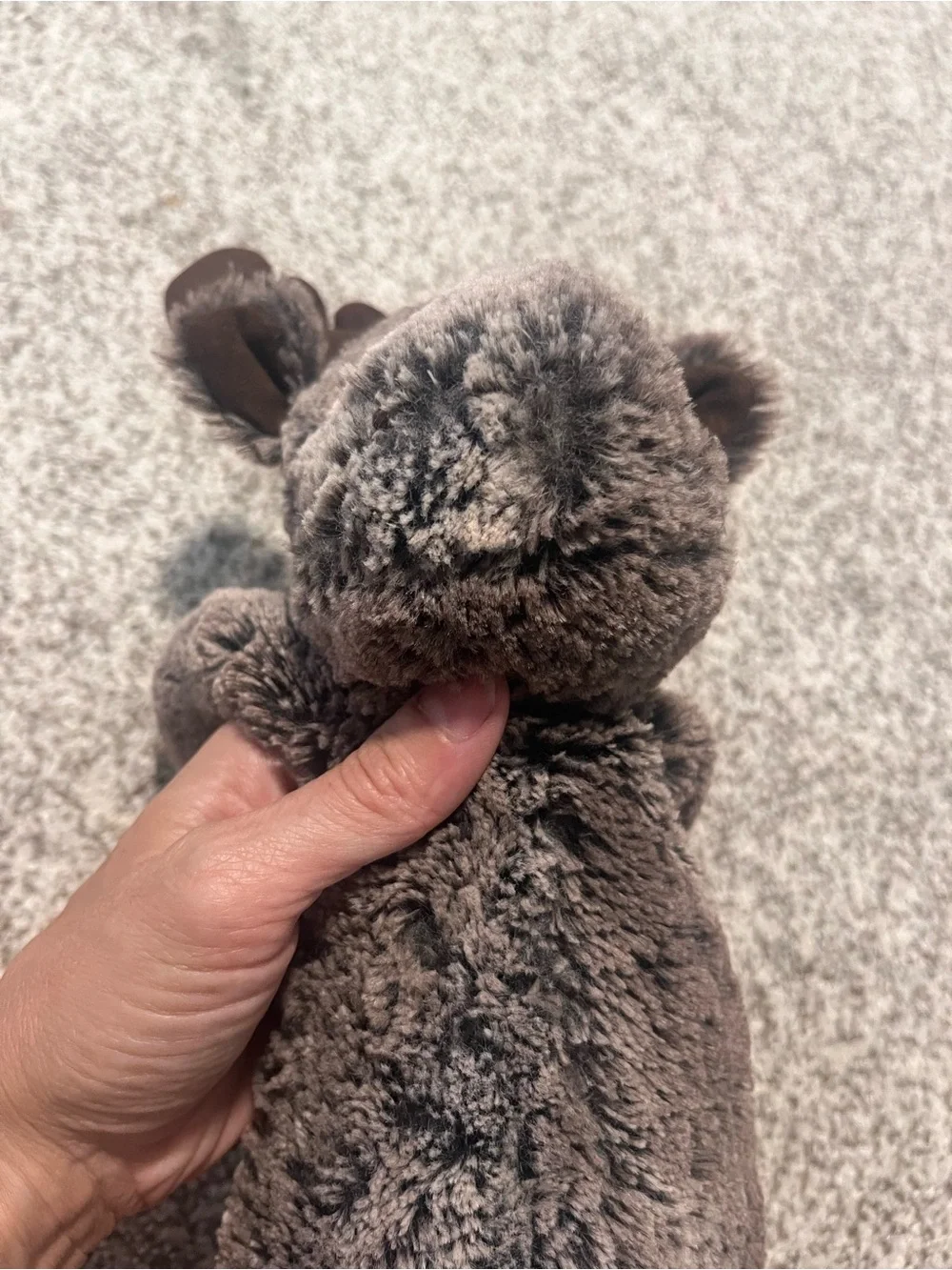 Jellycat London Moose Plush Gray Brown Antlers Woodland Stuffed Animal
